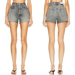 RE/DONE 50s Midnight Ash Denim Cutoff Shorts Women’s Size 28 Casual Retro